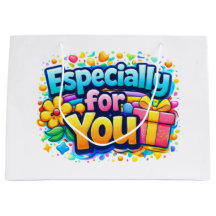 Especialmente para ti: diseño de bolsa de regalo y