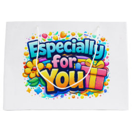 Grande Especialmente para ti: diseño de bolsa de regalo y