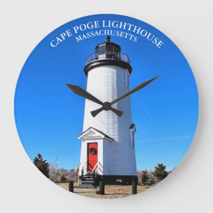 Grande Faro Cape Poge, reloj redondo de Massachusetts
