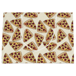 Grande Fiesta de pizza temática gran bolsa de regalo