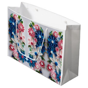Grande Flores y maravillas: una bella bolsa de regalo sor