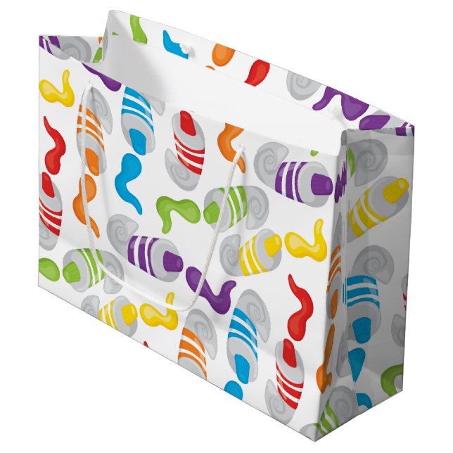 Grande Fun Paint Fiesta gran bolsa de regalo (Angulo Anverso)