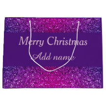 Glamorosa bolsa de regalo para Navidades especiale