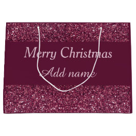 Grande Glamorosa bolsa de regalo para Navidades especiale