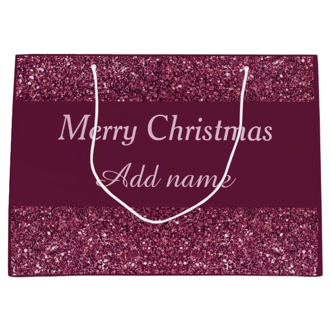 Grande Glamorosa bolsa de regalo para Navidades especiale (Anverso)