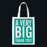Grande gracias bolso de compras reutilizable del<br><div class="desc">Grande gracias bolso de compras reutilizable del favor de fiesta. Bolsos de ultramarinos grandes del favor de fiesta para agradecer huéspedes del boda, amigos, la familia, el coche, la mamá, el papá, el profesor, la enfermera, el jefe, el diseño del empleado etc. XL con tipografía grande moderna de la letra...</div>