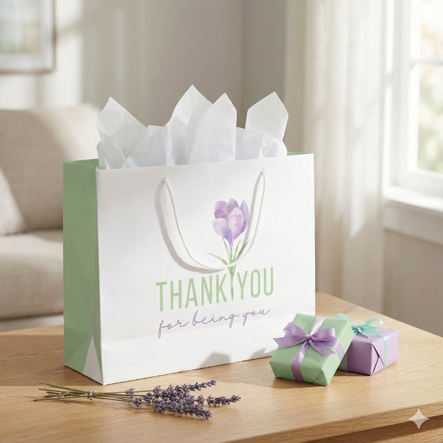 Grande Gracias Por Ser Tu Bolsa De Regalo (Show your gratitude with this, "Thank you for being you" gift bag! )