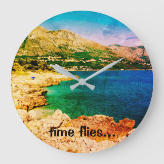 Grande Hermoso reloj redondo '