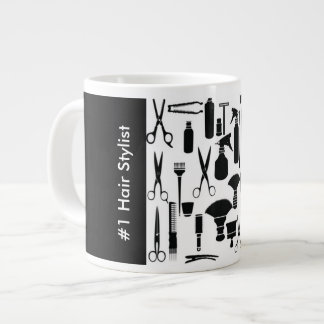 Grande Herramientas del Hairstylist #1 de la taza de café
