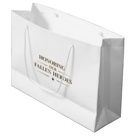 Grande Honoring Our Fallen Heroes / Bolsa de Regalo 