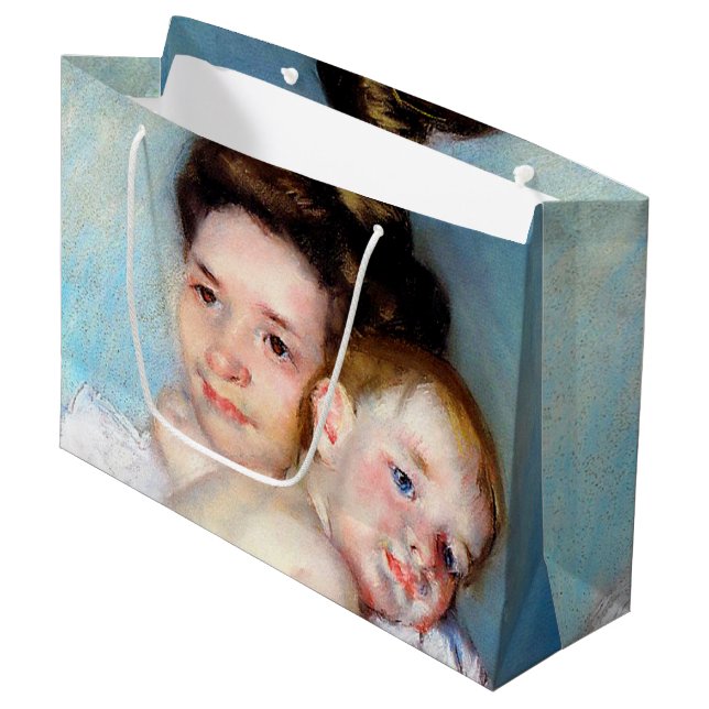 Grande La madre joven, la bolsa de regalo de Cassatt (Angulo Anverso)