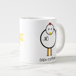 Grande La taza de café enorme del club temprano del