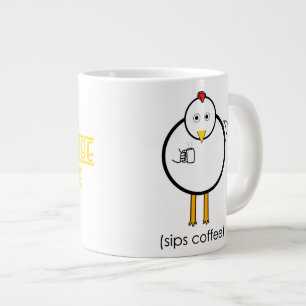 Grande La taza de café enorme del club temprano del