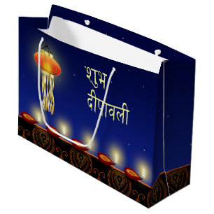 Grande Lámpara luminosa de Diwali - Bolsa de regalo grand