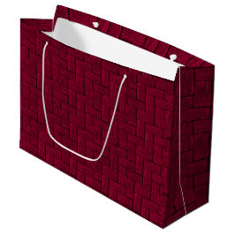 Grande Magenta Lincoln Logs Bolsa de Regalo