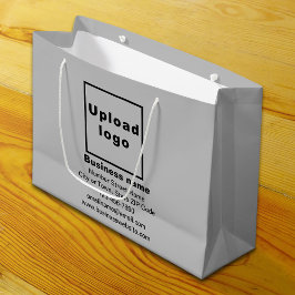 Grande Marca comercial en bolsa de regalo de gran tamaño 