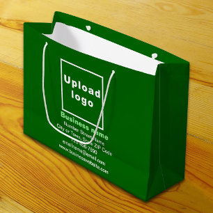 Grande Marca comercial en bolsa de regalo de gran tamaño