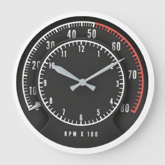 Grande Mopar - Cargador De Dodge Tic Toc Reloj Redondo
