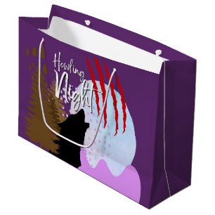 Grande Noche De Alloramiento Una Bolsa De Regalo Muy Dive