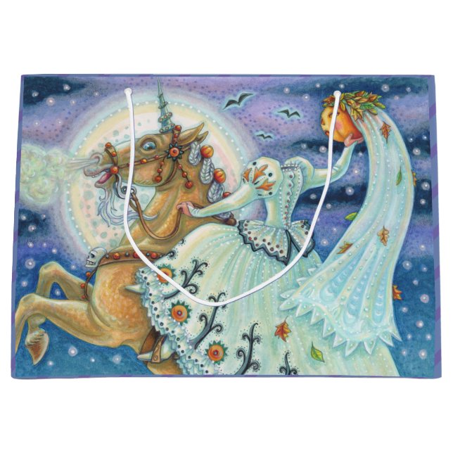 GRANDE NOVIA DE FLOTE DE DORMIR, BOLSA DE REGALO DE HALLO (Anverso)