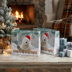 Grande Oso Polar de Santa Bolsa de regalo de Navidad Be