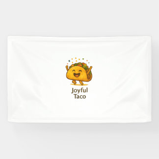 Grande pancarta de cumpleaños de Taco Fiesta | Tel