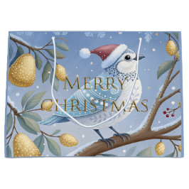 Grande Pañuelo En Una Bolsa De Regalo De Árbol Perro