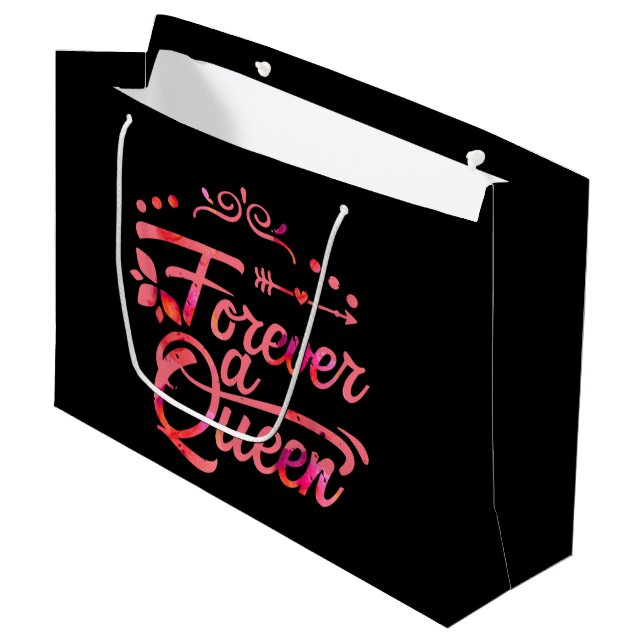 Grande Para Siempre Una Bolsa De Regalo De Reina (Angulo Anverso)