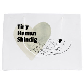 Grande Pequeña bolsa de regalo de regalo para humanos Bab