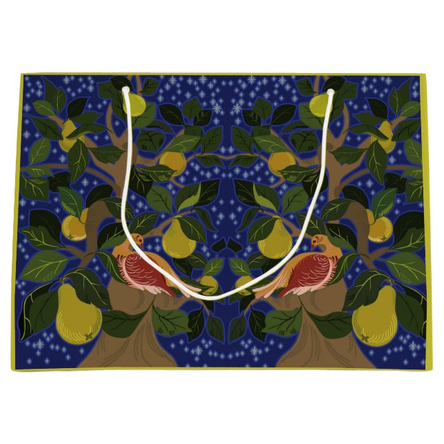 Grande Perdiz en una bolsa de regalo de árbol perecedero (Anverso)