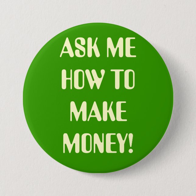 Grande PREGÚNTEME CÓMO botón (Anverso)