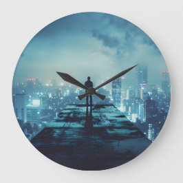 Grande Reloj de pared, 10,75" Acrílico redondo