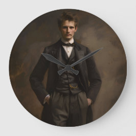 Grande Reloj de pared, 10,75" Acrílico redondo