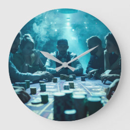 Grande Reloj de pared, 10,75" Acrílico redondo