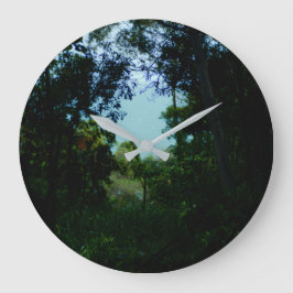 Grande Reloj de pared, 10,75" Acrílico redondo