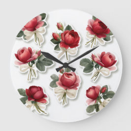 Grande Reloj de pared, 10,75" redondo acrílico
