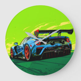 Grande Reloj de pared, redondo acrílico de 10,75"