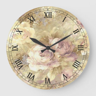 Grande Reloj redondo de los números romanos de la