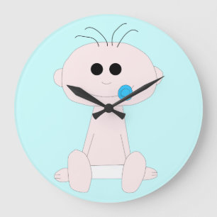 Grande Reloj redondo del bebé