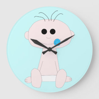 Grande Reloj redondo del bebé
