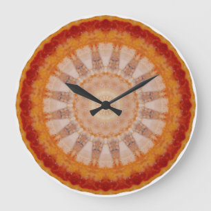 Grande Reloj redondo del diseño de la pizza