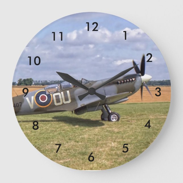 Grande Reloj redondo - Spitfire T9 (Anverso)