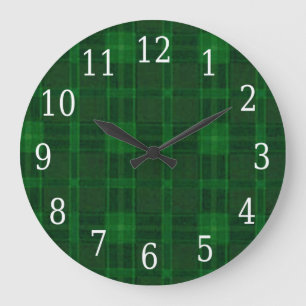 Grande Reloj redondo verde