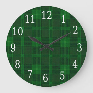 Grande Reloj redondo verde