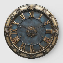 Grande Reloj redondo Vintage Latin
