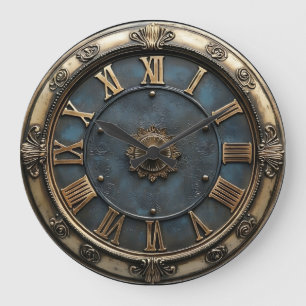Grande Reloj redondo Vintage Latin