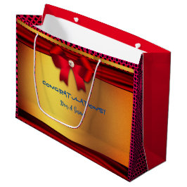 Grande Rojo - Celebración Boda y más - Bolsa de regalo gr