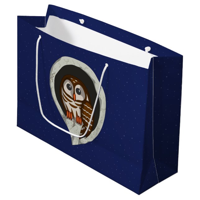 Grande Selene la bolsa de regalo de búho (Angulo Anverso)