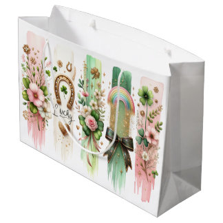 Grande Símbolos suertudos, bolsa de regalo del Día de San