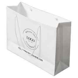Grande Sitio web de la empresa y logotipo Bolsa de regalo